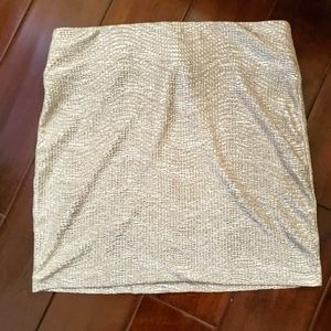 Fun, Gold & Sparkly BCBGeneration Mini Skirt